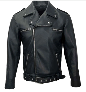 2025 venta al por mayor de alta calidad personalizada moda elegante motocicleta chaqueta de cuero de búfalo chaqueta de cuero de la motocicleta de los hombres - Product Image 6