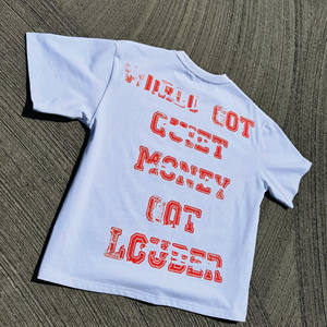 Camiseta de manga corta para hombre, cuello redondo, alta calidad, estilo juvenil de verano, 200 gramos, tejido ecológico, poliéster/algodón. - Product Image 3