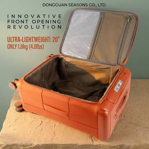 Ensemble de bagages de voyage hybrides <span class=keywords><strong>ultra</strong></span>-légers en PP et polyester, valise à roulettes personnalisable avec logo, bagage <span class=keywords><strong>cabine</strong></span>, OEM ODM - Product Image 5
