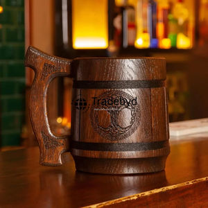 Tasse en bois réutilisable de qualité supérieure pour usage quotidien et événements spéciaux par Tradebyd - Product Image 3