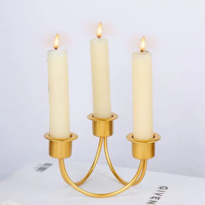 Antique metal <b>candle</b> holder tall ornate style for cultural events traditional ceremonies <b>prayer</b> rooms and heritage homes - Product Image 1