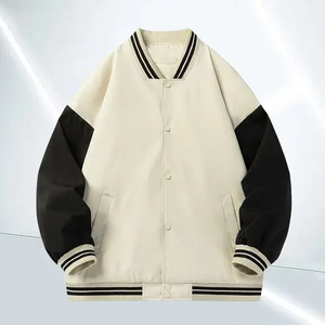 Comfortable Varsity Jacket With Custom Color Size and Logo Top Quality Breathable New Style Men's <b>Fabric</b> Varsity Jacket - Product Image 2
