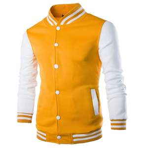 Chaqueta Universitaria Varsity con Letras Bordadas y Parches de Chenilla, Mangas de Lana, Precio de Fábrica al por Mayor, Fabricante OEM 2026 - Product Image 4