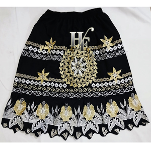 Última moda de algodón Hawaiano Islander faldas Guam Micronesia diseño Floral bordado de alta calidad mujeres falda Floral - Product Image 3