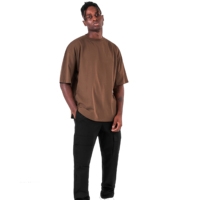 T-shirt surdimensionné pour homme 100% coton personnalisé, coupe ample, streetwear, imprimé, fabricant OEM ODM en gros