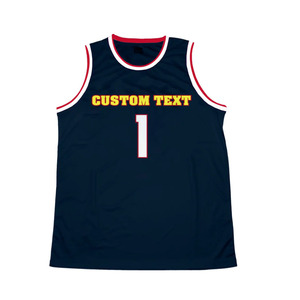 Camiseta de baloncesto americano de la mejor calidad, impresión por sublimación Digital personalizada, transpirable, XS a talla grande, venta al por mayor - Product Image 1