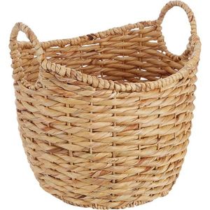 Hot Sale Hand-Woven Water Hyacinth Storage <b>Basket</b> Vietnam-Made Wedding <b>Gift</b> Kitchen & Laundry Food <b>Basket</b> - Product Image 1