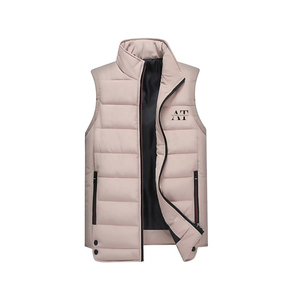 Chaleco acolchado informal de invierno de alta calidad para hombre, transpirable tela de poliéster, botón con cremallera frontal, decoración, venta al por mayor, Pakistán - Product Image 3