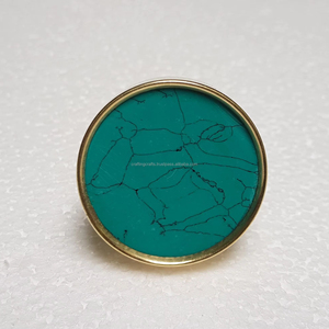 Perillas Redondas de Resina con Acabado en Madera para Muebles, Estilo Ángel, Decoración del Hogar, Regalo Empresarial, India - Product Image 1