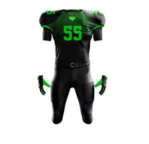 Uniforme de fútbol americano, Jersey transpirable, pantalones cortos, patrón de números, bordado, diseño superior, ropa de equipo de talla grande, buena tarifa y calidad - Product Image 3