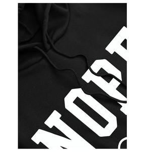 Sudadera con Capucha Extra Grande para Mujer, Estilo Casual de Invierno, Bloques de Color, Mangas en Contraste, Bolsillos Decorativos en el Pecho, Logotipo Frontal Personalizado, Transpirable - Product Image 5