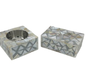Brûleur à Bakhoor et coffret en nacre artisanale, Mabkhara arabe, brûleur d'encens, décoration d'intérieur - Product Image 2