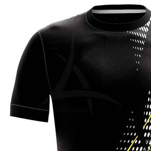 Nouveaux T-shirts de sublimation de qualité durable, service OEM, impression numérique, vente en gros, nouveaux designs, respirants, pour hommes - Product Image 3