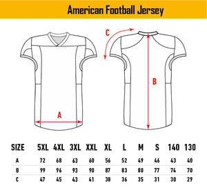 Pakistan Made American <b>Football</b> Jersey Sublimation Custom Design Half Sleeves Sports <b>football</b> Jersey for Adults - Product Image 6