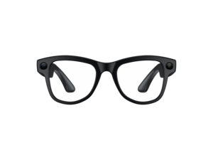 Lunettes intelligentes Meta Smart AI avec caméra unique, charge magnétique, noires, pour vidéo et photo - Product Image 4
