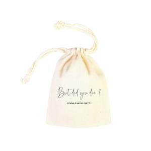 Custom Bachelorette Hangover Kit <b>Pouches</b> Screen Printed Survival Gift Bags Cotton <b>Drawstring</b> Use Clothing Crafts Dust - Product Image 1