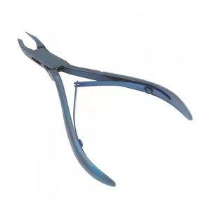 Pinces à ongles en chrome perlé avec poignée incurvée Pinces d'angle à ongles électriques manuelles Ensemble d'instruments à expédition rapide Outils à ongles - Product Image 2