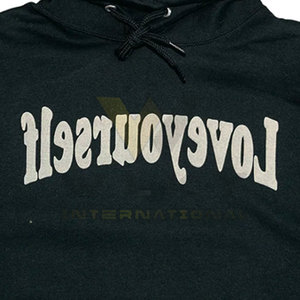 Le Pakistan a fait des sweats à capuche d'impression bouffante de contraste de couleur à la mode pour les hommes - Product Image 3