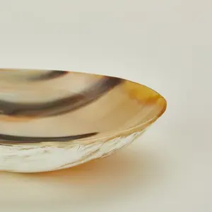 ชามเสิร์ฟทำจากเขาควายคุณภาพสูง ลายธรรมชาติสวยงาม เหมาะสำหรับงานเลี้ยง มีจำหน่ายจำนวนมาก - Product Image 5