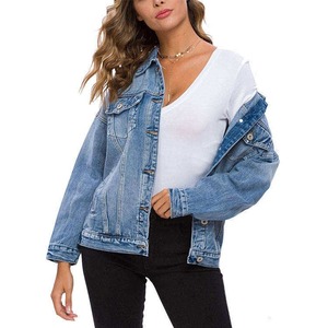 Chaqueta vaquera para mujer de buena calidad con diseño personalizado, nuevo diseño 2024, ropa informal, chaqueta vaquera de moda para mujer - Product Image 4