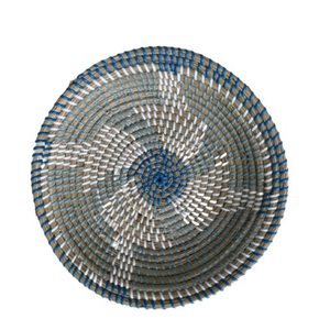 ตะกร้าแขวนผนังหญ้าทะเลธรรมชาติ-จานสานด้วยมือทรงกลมถาดหวายแบบเรียบง่ายสำหรับแสดงบนผนังบ้าน - Product Image 6