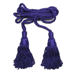 Borlas duraderas al por mayor para uniformes de miembros del personal ceremonial Alambre de lingotes adjunto hecho de rayón seda poliéster uso decorativo - Product Image 2