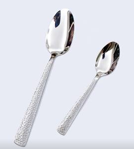 ชุดมีดโลหะทำมือดีไซน์แบบทำมือชุดเครื่องใช้บนโต๊ะอาหารที่บ้านโรงแรมและร้านอาหารพร้อมการตกแต่งที่ยอดเยี่ยมเครื่องใช้บนโต๊ะอาหารชุบเงิน - Product Image 1