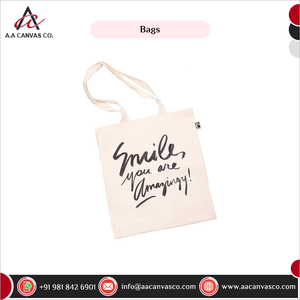 High-Grade Custom Printed 12oz Fabric Large Size <b>Handbag</b> 12oz Custom Logo Tote Bag for Promotions Huge Discounted Price Supplier - Product Image 2