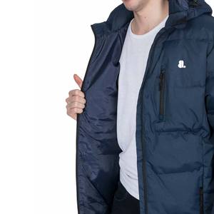 Nueva Chaqueta de Invierno para Hombre con Capucha y Cuello Alto, Diseño Acolchado y Resistente al Viento para Adultos - Product Image 4