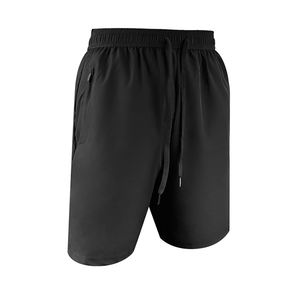 2025 <b>Men's</b> Sporty Quick-Drying Mesh Joggers Gym <b>Shorts</b> <b>Elastic</b> <b>Waist</b> Fitness Athletic Workout with Plain Dyed Technique - Product Image 2