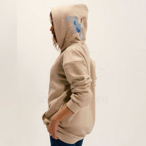 Sudadera con Capucha Holgada para Mujer, Diseño Moderno, Tela Ligera de Calidad, Precio al por Mayor, Ropa Casual Elegante - Product Image 3
