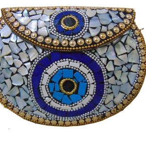 กระเป๋าคลัทช์โมเสคสุดทันสมัยพร้อมดีไซน์ศิลปะสมัยใหม่กระเป๋าคลัทช์โลหะโมเสก - Product Image 1