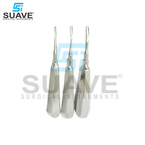 Elevadores de raíz apical de extracción quirúrgica Instrumentos dentales de acero inoxidable de la izquierda por INSTRUMENTOS SURGICAL SUAVE - Product Image 6