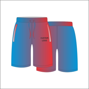 Verano Correr Gimnasio Pantalones cortos Verano Sudor Entrenamiento Fitness Atlético Cintura elástica Pantalones cortos calientes Bolsillos - Product Image 2