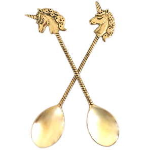 Cuchara de latón de nuevo diseño hecha a mano mango único hecha a mano nueva apariencia creativa cuchara de latón más vendida - Product Image 6