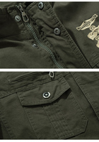 Veste de Pilote Homme OEM Personnalisée, Logo Design, Commerce Extérieur, Uniforme Tactique en Denim Forces Spéciales Archon