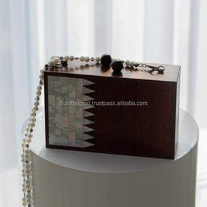 Classic Ladies Mother of <b>Pearl</b> Inlay Wooden <b>Clutch</b> Bag Wooden <b>Clutch</b> Bag Handmade Wooden <b>Clutch</b> Evening Bag - Product Image 3