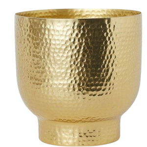 ที่ปลูกต้นไม้โลหะสีทองสำหรับตกแต่งกลางแจ้งที่ปลูกพืชสีเขียวแบบมินิมอล - Product Image 2