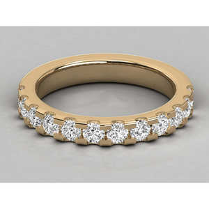 Bague pour femme en or 18 carats avec diamant de laboratoire - Product Image 2