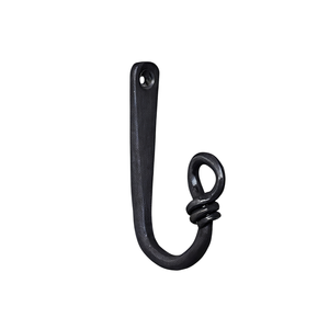 Decorative powder coated finished scroll iron hook for kitchen organizer for entryways for bedroom organizer - Product Image 1