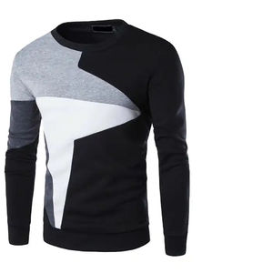 Nouveau style de sweat-shirt grande taille en coton mélangé pour hommes couleur personnalisable mode hivernale en polyester/coton - Product Image 5