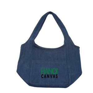Sacs fourre-tout en toile de coton écologiques, poignées en coton, logo imprimé personnalisé, certifiés BSCI, fabriqués au Vietnam, tailles personnalisées - Cadeaux de shopping - Product Image 3
