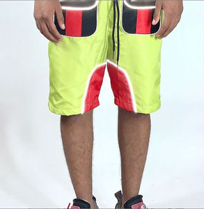 ชุดกางเกงขาสั้น2ชิ้นสะท้อนแสงสำหรับผู้ชายแนวสตรีทฤดูร้อนพร้อมคุณสมบัติแห้งเร็วและวัสดุโพลีเอสเตอร์/ คอตตอน/ไนลอน - Product Image 2