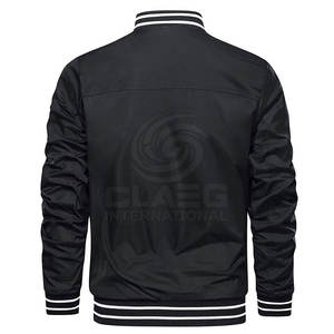 Diseño único lavable hombres bombardero chaqueta impermeable transpirable hombres chaqueta de bombardero para la venta - Product Image 2