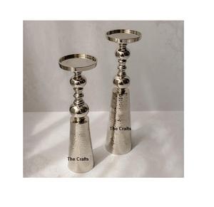 Bougeoir en fer fait à la main de deux tailles et couleurs différentes pour la maison et les accessoires de décoration de mariage - Product Image 4