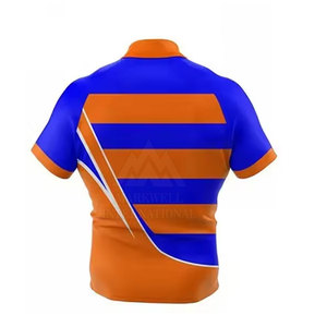 Maillot de rugby 100% polyester de qualité supérieure avec logo personnalisé et maillot de rugby de sublimation maillot de rugby de couleur personnalisée - Product Image 3