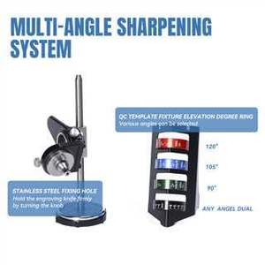 Afiladora Eléctrica de Precisión de Doble Ángulo, Profesional, para Afilar, Pulir y Grabar Cuchillos - Product Image 1