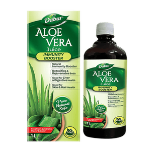 Jugo de Aloe Vera Dabur 1 L, Bebida Herbal Natural para el Bienestar Diario, Apoyo Digestivo, Salud a un Precio Razonable - Product Image 1
