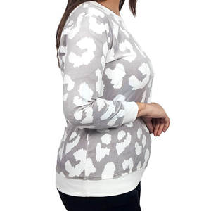 Vente directe d'usine sweat-shirt long d'hiver pour femmes hauts tricotés respirants de haute qualité avec des quantité minimale de commande bas meilleur prix! - Product Image 2