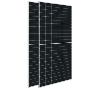 Panneau solaire 100W - Panneau solaire bifacial mono PERC de type P pour extérieur avec cadre argenté (Palette de 36) - Product Image 1